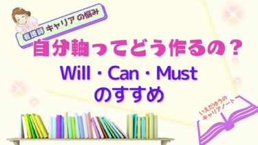 自分軸ってどう作るの？  ―Will・Can・Mustのすすめ―